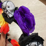 Diadema Catrina Salmon Calavera