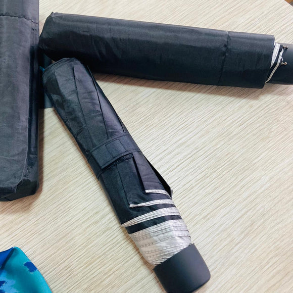 sombrilla anti-brisa manual negra mini