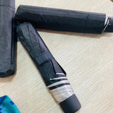 sombrilla anti-brisa manual negra mini