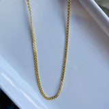 Cadena eslabones delgado