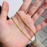 Cadena Eslabon Corto Doble