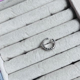 Earcuff ola plateado