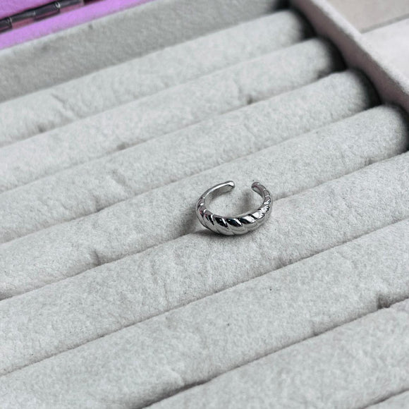Earcuff ola plateado