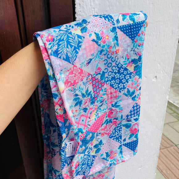 Maxipañoleta Mosaico Flores