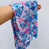 Maxipañoleta Mosaico Flores