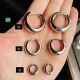 Candongas Pum pum plateada #3