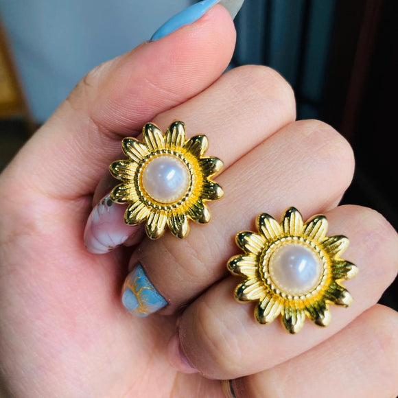 Topos girasol perlado