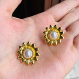 Topos girasol perlado