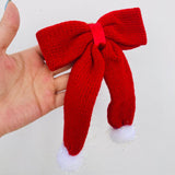 Moño pinza navideño