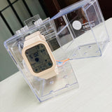 Reloj Digital Crema Astronauta