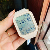 Reloj Digital Crema Astronauta