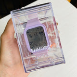 Reloj Digital Lila Astronauta