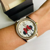 Reloj Minnie Blanco