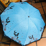 Sombrilla Butterfly Azul  Manual