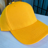 Gorra Mostaza acrilica con hebilla