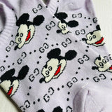 Calcetines Mickey Lila
