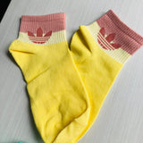 Calcetines Doble Color Amarillo