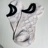 Calcetines Trenzado Crema