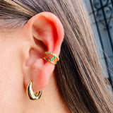 Earcuff Princesa Verde