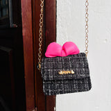 Mini bolso love negro