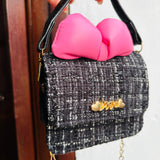 Mini bolso love negro