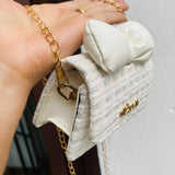 Mini bolso love blanco