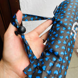 Sombrilla automática corazones azules