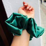 Scrunchie Ale Verde Esmeralda