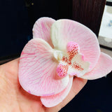 Pinza Orquidea Rosa coral