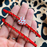 Pulsera x2 corazon blanco