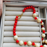 Collar langosta mini crema