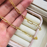 Cadena Clip Dorado Delgado