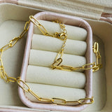 Cadena Clip Dorado Delgado