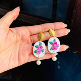 Topos cuadros rosas