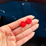 Topos bella rosa roja