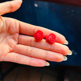 Topos bella rosa roja
