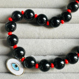 Collar negro corazón instinto