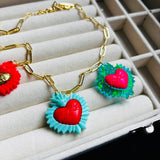 Collar Corazones Universo