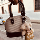 Bolso Oso Sanqui Beige/Negro