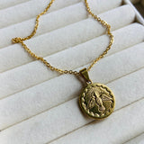 Collar Virgen de Fatima y Espíritu Santo