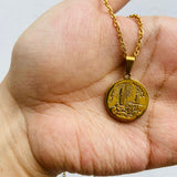 Collar Virgen de Fatima y Espíritu Santo