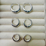 Set candongas x3 Luna Plateadas