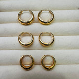 Set candongas x3 Adhara Doradas