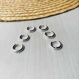 Set candongas x3 Nova plateadas