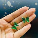 Topos mariposa verde
