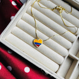 Collar corazon colombia