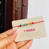 Pulsera 7 chakras redonda