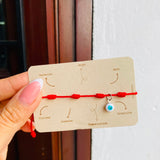Pulsera nudos y ojo turco