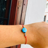 Pulsera ojo turco azul