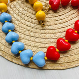 Collar Colombia viva corazon